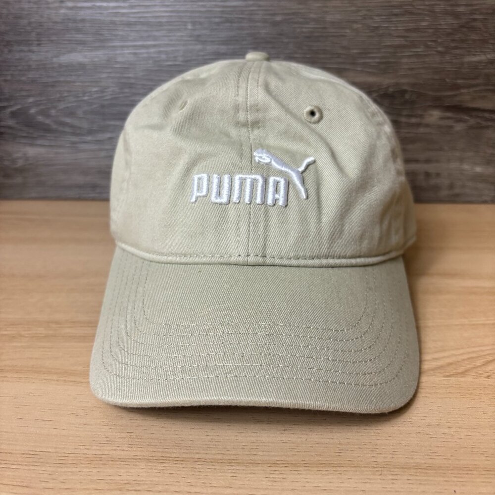 Puma Hat Cap Strap Back Brown Tan Outdoors Adjustable